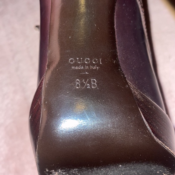 ✨Host Pick ✨ Gucci Leather Platform Booties Size 8.5 - Picture 10 of 11